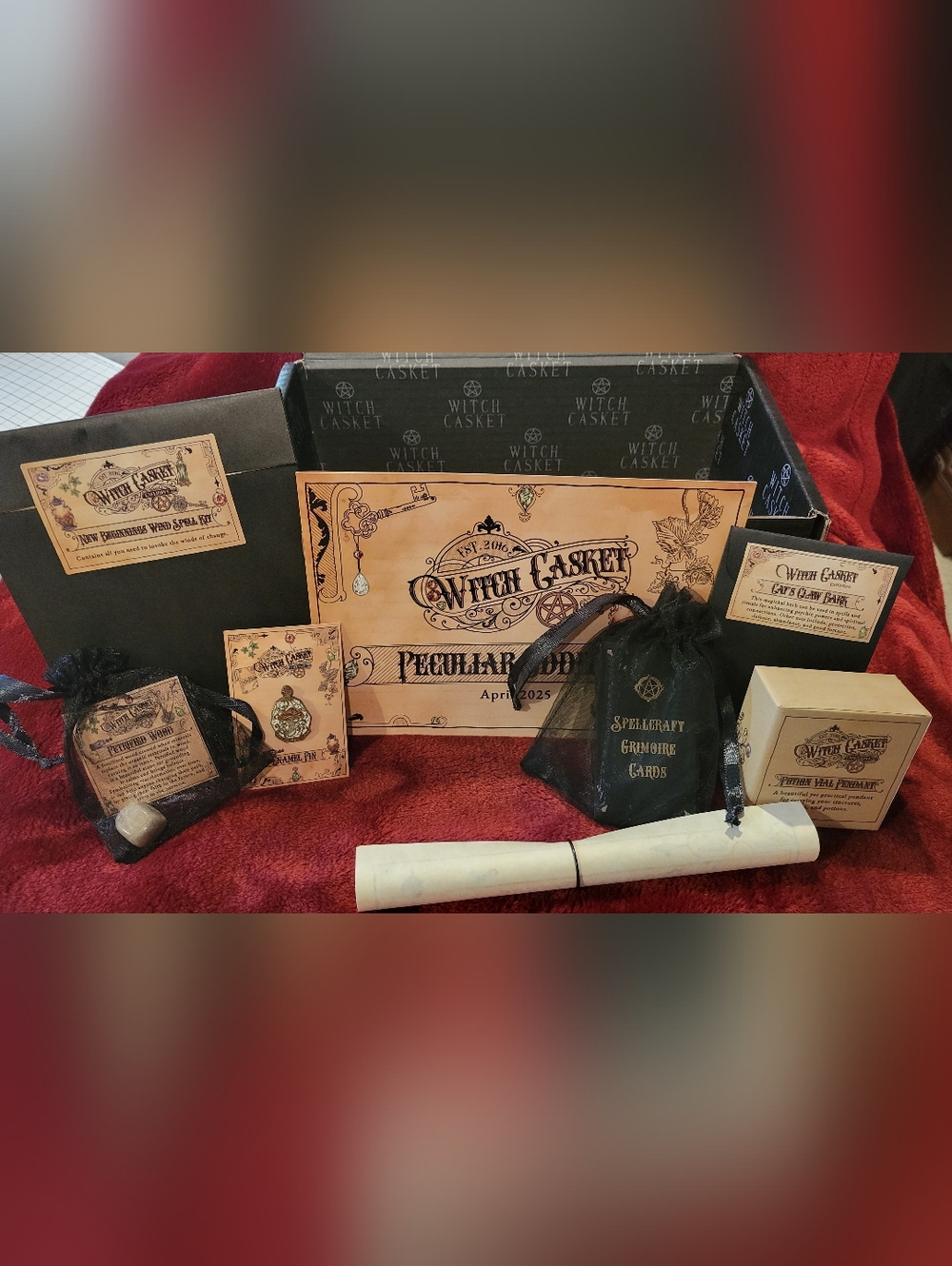 Witch Casket April 2025 Box-Peculiar Oddities